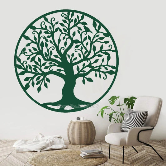 Tree of Life Wall Decoration Home Decor Living Room Bedroom Tree Silhouette Wall Decals Art Removable Vinyl Wall Sticker LL2338